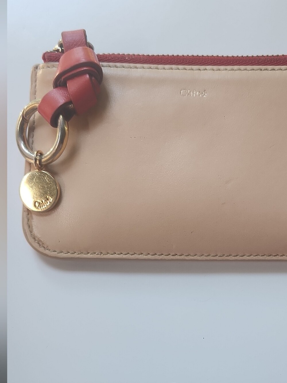 Chloe Leather Alphabet Card Holder